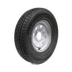 ST145R12 10 ply LRE 1520 lbs radial Sterling tire and 12" 5 holes rally rim