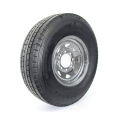 Pneu radial 235/85R16 14 plis LRG 4400 lbs Westlake et jante 16" 8 trous galvanisée