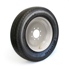 215/75R175 16 ply LRH 4805 lbs radial Westlake tire and 17 1/2" 8 holes white rim