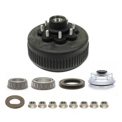 12 1/4" x 3 3/8" 8 studs drum 9/16" studs 6.5" B.C. oil cap kit FRAMECO