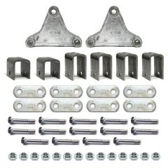 Quincaillerie double 2K-3,5K avec liens mobiles courts et écrous stover