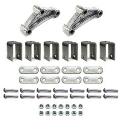 Quincaillerie double 5,5K avec liens mobiles courts et écrous stover