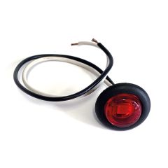 3/4" red LED clearance light to clip