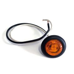 3/4" amber LED clearance light to clip