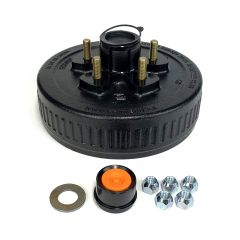 10" x 2 1/4" 5 studs drum 1/2" studs 4.5" B.C. 3.5K greased and assembled kit FRAMECO