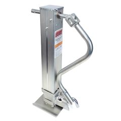 12K adjustable zinc plated jack sidewind handle with reinforced plate RAM