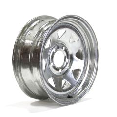 Jante 15" x 6" 5 trous 2200 lbs galvanisée