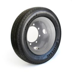215/75R175 16 ply LRH 4805 lbs radial Westlake tire and 17 1/2" 8 hole white double rim