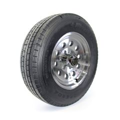 Pneu radial 235/85R16 14 plis LRG 4400 lbs Westlake et jante 16" 6 trous modulaire aluminium