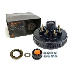 12" x 2" 8 studs drum 1/2" studs 6.5" B.C. 7K greased and assembled kit (in box) FRAMECO