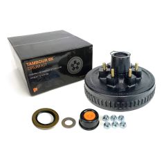 12" x 2" 6 studs drum 1/2" studs 5.5" B.C. 6K greased and assembled kit (in box) FRAMECO
