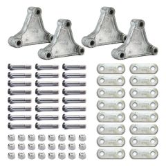 Quincaillerie triple 2K-3,5K avec liens mobiles courts sans main d'attache