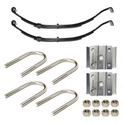 24 1/2" x 1 3/4" 1.6K 3L slipper spring kit for 2" tube with hardware