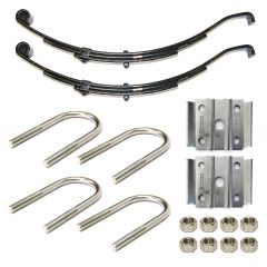 24 1/2" x 1 3/4" 3.4K 3L slipper spring kit for 2" tube with hardware