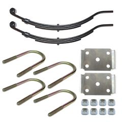 Ensemble de ressorts 3,4K à glissière 3L 24 1/2" x 1 3/4" pour tube de 3" avec quinc.