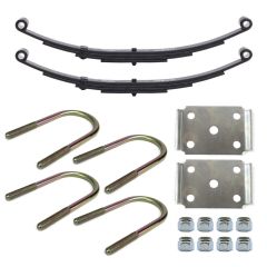 25 1/4" x 1 3/4" 3.6K 4L double eye spring kit for 3" tube with hardware