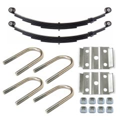 23 1/2" x 1 3/4" 3K 4L double eye spring kit for 2 3/8" tube with hardware