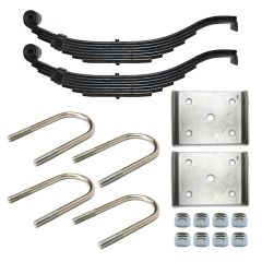 25 1/2" x 2" 8K 7L slipper spring kit for 3" tube with hardware