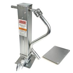 12K adjustable zinc palted jack frontwind handle with reinforced plate and welding plate RAM