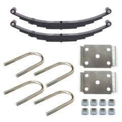 25 1/4" x 1 3/4" M.H. 6K 5L double eye spring kit for 3" tube with hardware