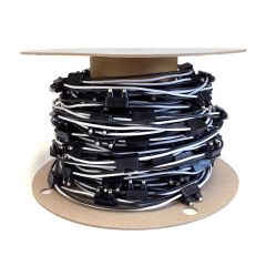 2 wire plugs every 6" (100')