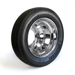 215/75R175 16 ply LRH 4805 lbs radial Westlake tire and 17 1/2" 8 holes aluminum double rim