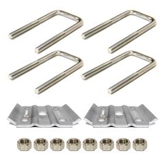 1 3/4" spring attachment kit for 2K axle for square tube without spring pad