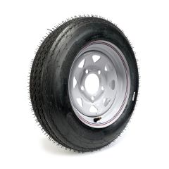 Pneu 4.80-12 6 plis LRC 990 lbs Roadguider et jante 12" 5 trous rally