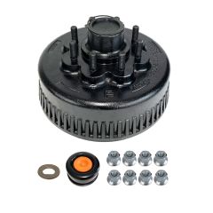 12 1/4" x 3 3/8" 8 studs drum 5/8" studs 6.5" B.C. 8K grease kit FRAMECO