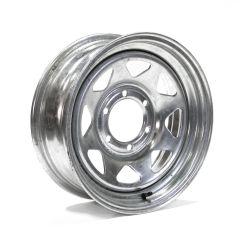 16" x 6" 6 holes 3300 lbs galvanized rim
