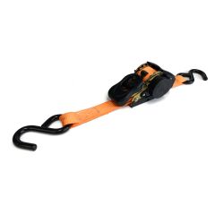 1" x 5' ratchet strap retractable with 500 lbs S-hook SMARTOW