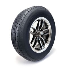 Pneu radial ST205/75R15 8 plis LRD 2150 lbs Westlake et jante 15" 5 trous aluminium noir Osprey
