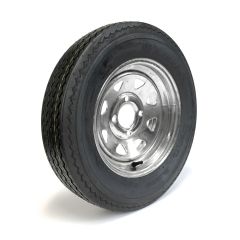 530-12 6 ply LRC 1050 lbs Hakuba tire and 12" 4 holes galvanized rim