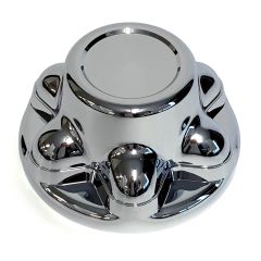 3 3/4" 6 holes tall chrome center cap clip