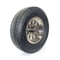 Pneu radial 235/80R16 14 plis LRG 4080 lbs Westlake et jante 16" 8 trous modulaire aluminium