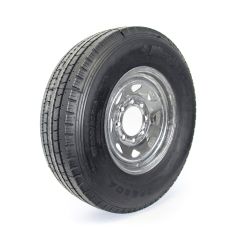 Pneu radial 235/80R16 14 plis LRG 4080 lbs Westlake et jante 16" 8 trous galvanisée