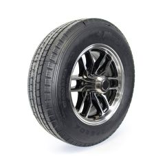 Pneu radial 235/85R16 14 plis LRG 4400 lbs Westlake et jante 16" 6 trous aluminium noir Osprey