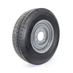 Pneu radial 235/85R16 14 plis LRG 4400 lbs Westlake et jante 16" 8 trous grise
