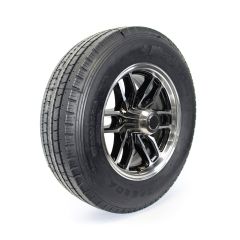 Pneu radial 235/80R16 14 plis LRG 4080 lbs Westlake et jante 16" 6 trous aluminium noir Osprey