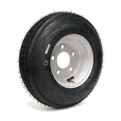 4.80-8 6 ply LRC 760 lbs Roadguider tire and 8" 5 holes white rim