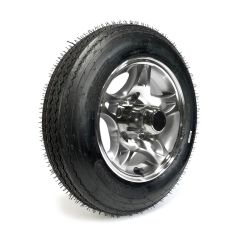 Pneu 4.80-12 6 plis LRC 990 lbs Roadguider et jante 12" 5 trous aluminium modèle-S5
