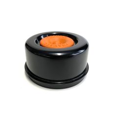 8 studs black dust cap and orange rubber E-Z Lube FRAMECO