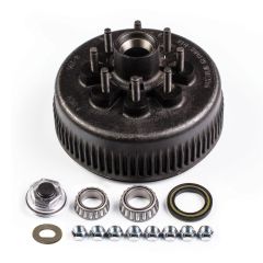 12 1/4" x 3 3/8" 8 studs drum 5/8" studs 6.5" B.C. 8K oil cap kit FRAMECO