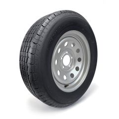 Pneu radial ST205/75R15 8 plis LRD 2150 lbs Westlake et jante 15" 5 trous argent
