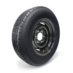 ST205/75R15 8 ply LRD 2150 lbs radial Westlake tire and 15" 6 holes black rim