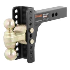 Barre d'accouplement de 2" x 2" ajustable 14K pour boule 2" et 2 5/16" CURT