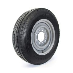 Pneu radial 235/80R16 14 plis LRG 4080 lbs Westlake et jante 16" 8 trous grise