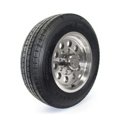 Pneu radial 235/85R16 14 plis LRG 4400 lbs Westlake et jante 16" 8 trous modulaire aluminium