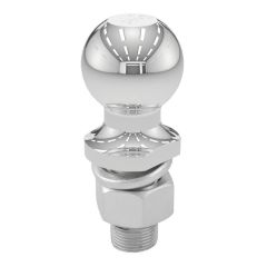 2" chrome trailer ball 6K 1" x 2-1/8" shank CURT