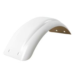 7" x 20" single white plastic fender (8"-12" rim)
